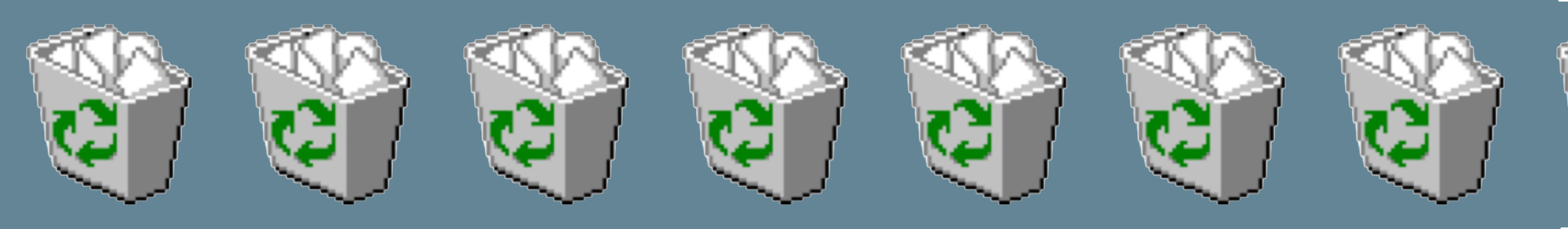 A row of original CryptoPunks pixel art portraits